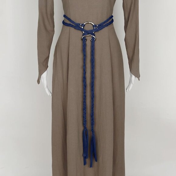 Viking Troll Cross Belt Women Medieval Extra Long Rope Belt for Norse Witch Sham - Picture 5 of 8